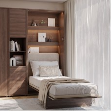 Sienas gulta 90 BED CONCEPT BC-03, ozols dunin
